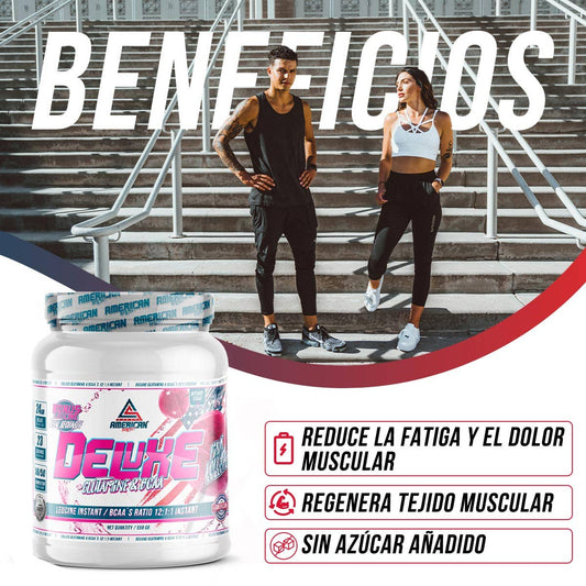 American Supplement | BCAA's with Deluxe Glutamine 550 g: PINK LOLLY