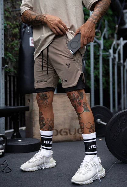 Cerus Biscuit Training Club 2-in-1 Shorts: M