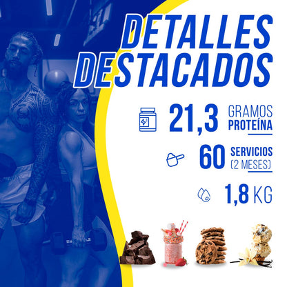 American Supplement | 100% Whey Protein BlueKing 2kg: Vanilla