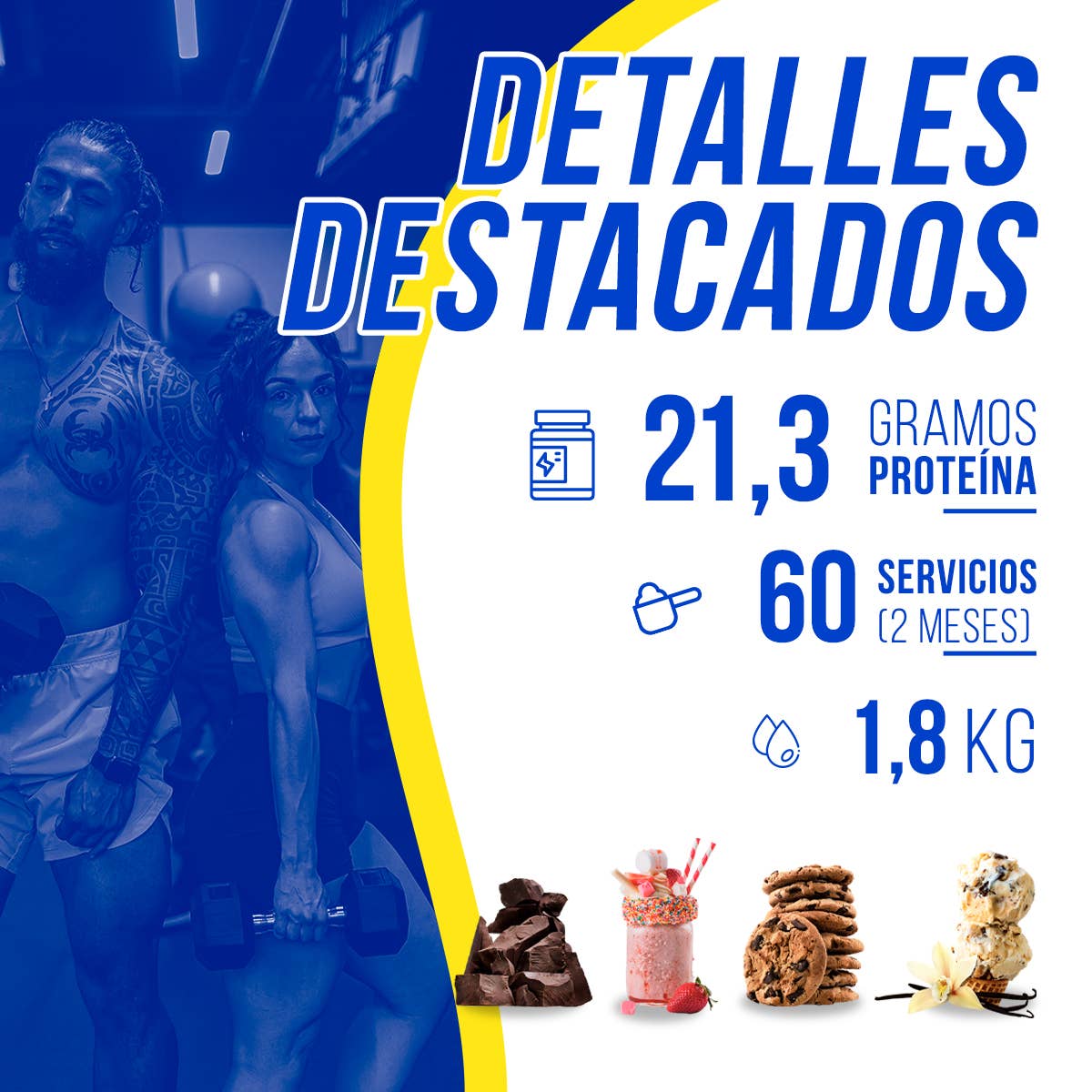 American Supplement | 100% Whey Protein BlueKing 2kg: Strawberry