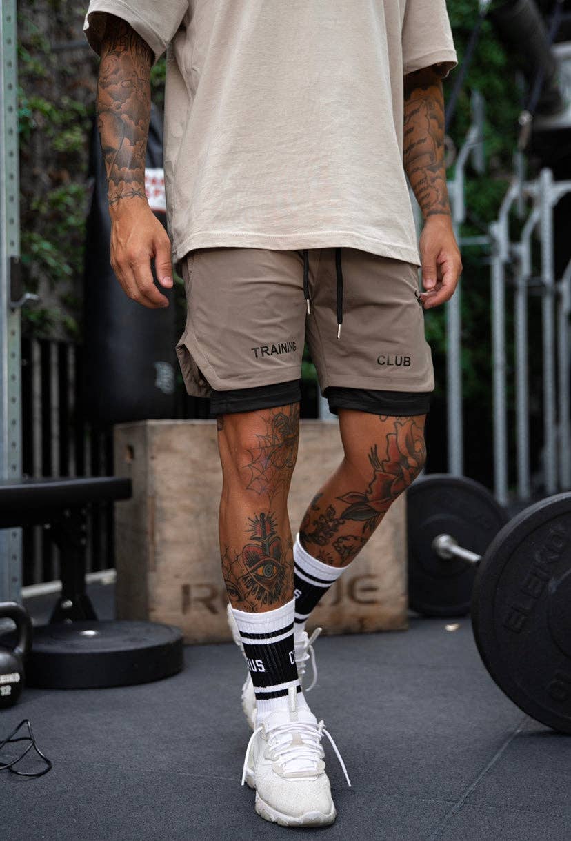 Cerus Biscuit Training Club 2-in-1 Shorts: M