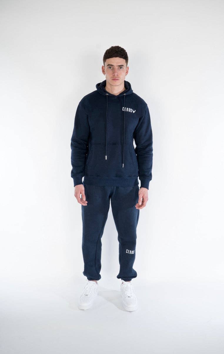 Cerus Navy Legacy Pullover Hoodie: M