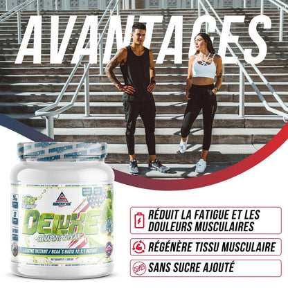 American Supplement | Bcaa's with Deluxe Glutamine 300 g: Apple