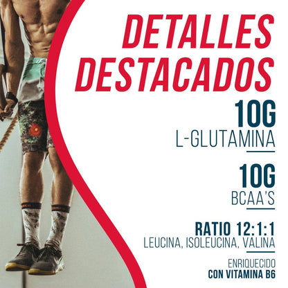 American Supplement | Bcaa's with Deluxe Glutamine 300 g: Apple