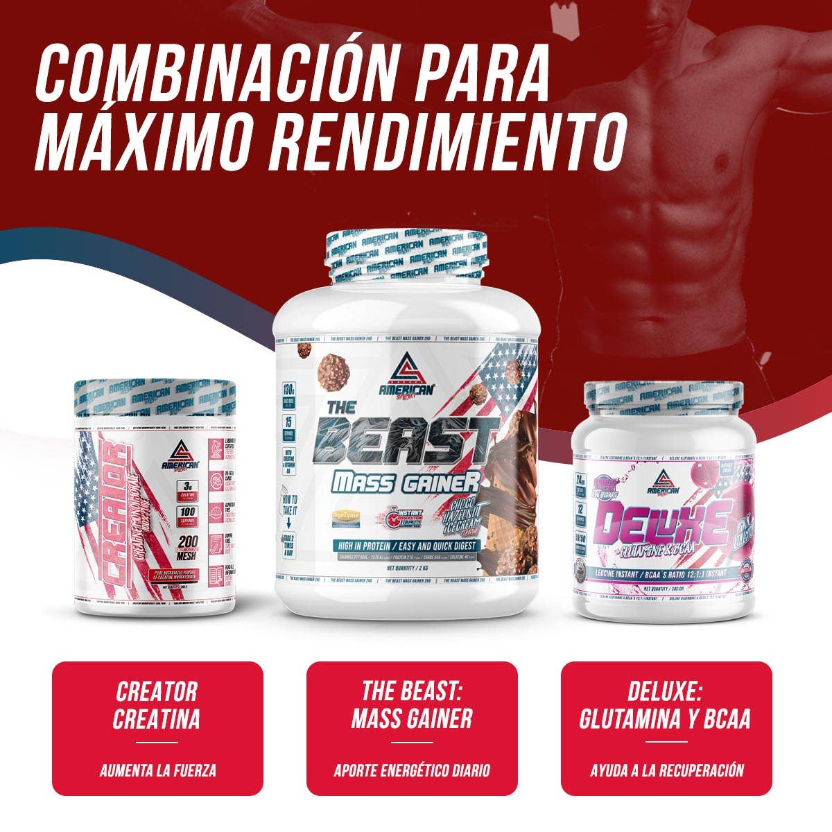 American Supplement | Creator 100% Creatine Monohydrate 300 g