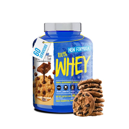 American Supplement | 100% Whey Protein BlueKing 2kg: Cookies