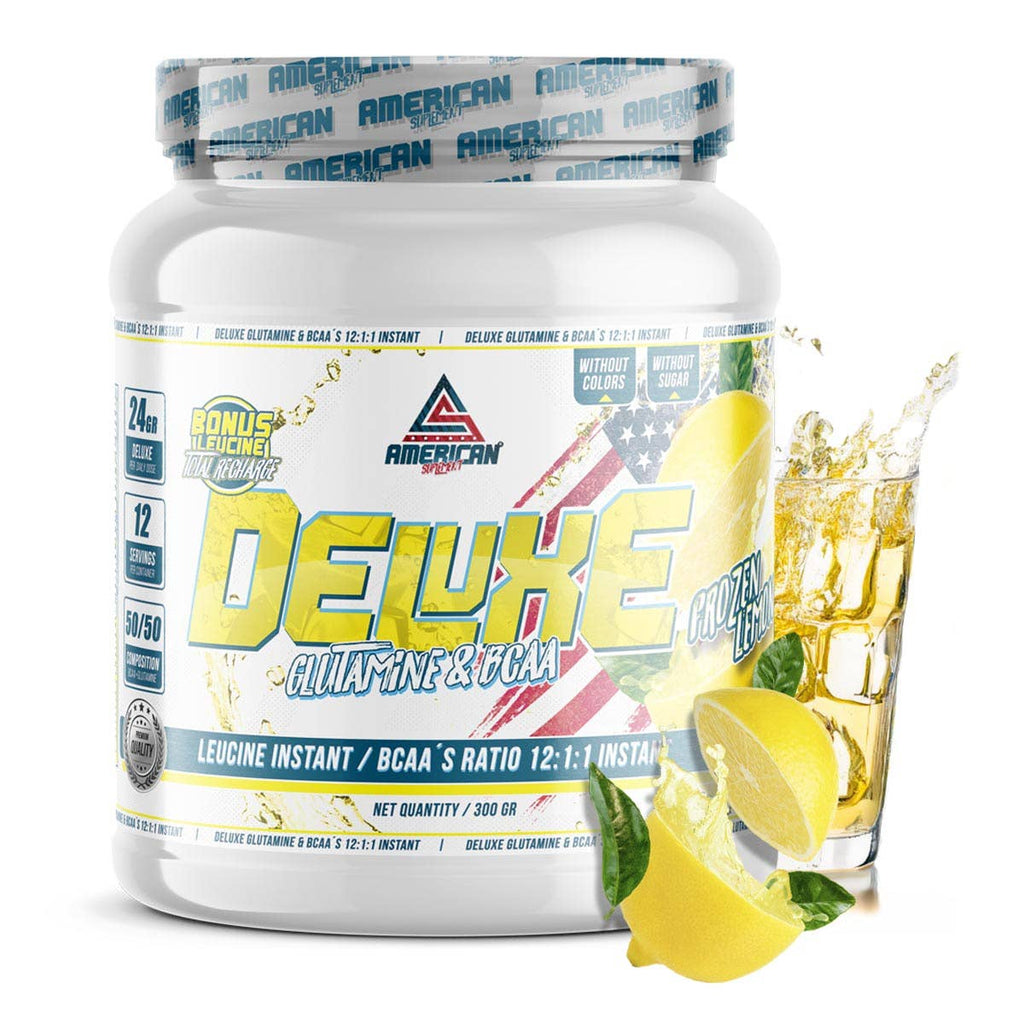 American Supplement Bcaa's s Deluxe Glutaminom 300 g: Citrón