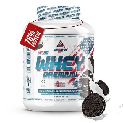 American Supplement | Prémiový syrovátkový protein WPC80 2 kg: Vanilka