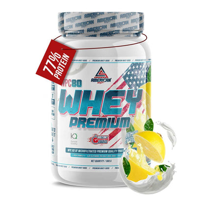 American Supplement | Premium Whey Protein WPC80 900 g: White choco with waffle