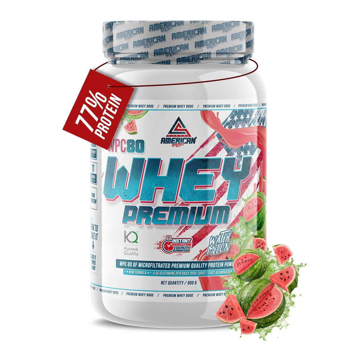 American Supplement | Premium Whey Protein WPC80 900 g: Cookies