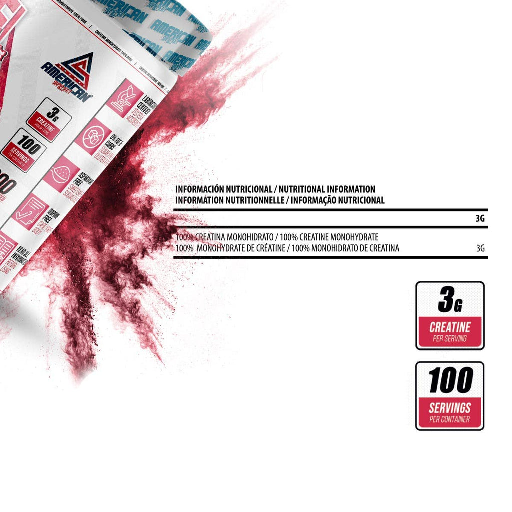 American Supplement Creator 100% kreatín monohydrát 300 g