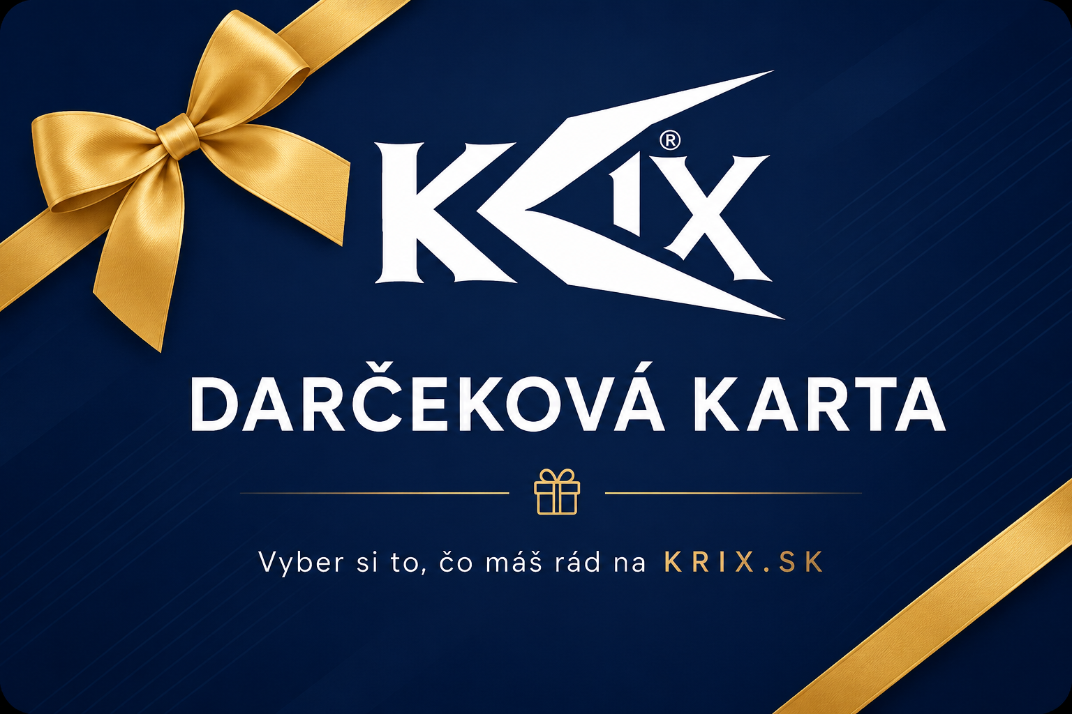 KRIX darčeková karta