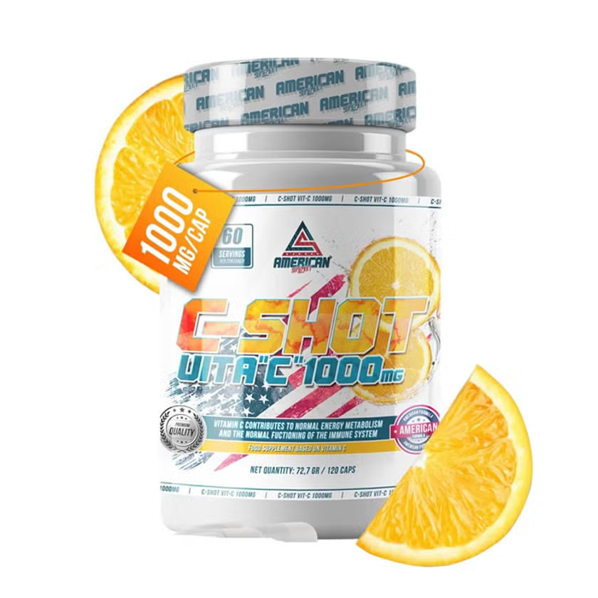 American Supplement Vitamín C Shot 1000mg/120 kapsúl