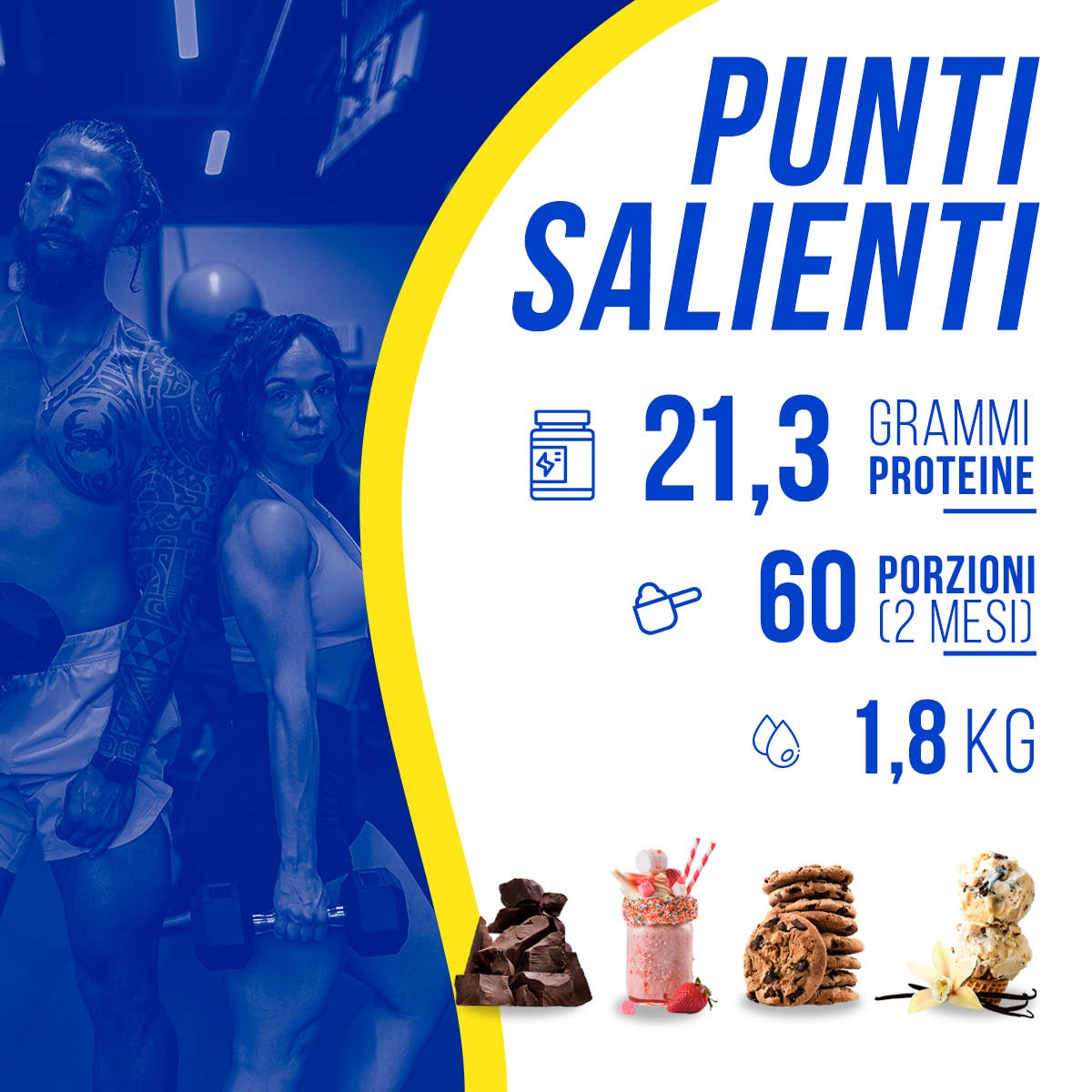 American Supplement | 100% Whey Protein BlueKing 2kg: Strawberry