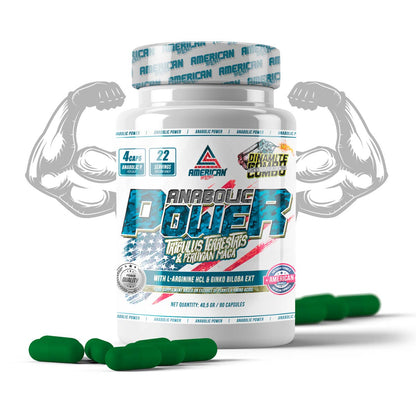 American Supplement | Anabolic Power | Tribulus | 90 capsules