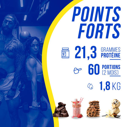 American Supplement | 100% Whey Protein BlueKing 2kg: Vanilla