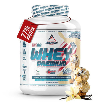 American Supplement | Premium Whey Protein WPC80 2 kg: BlackCookies OREO