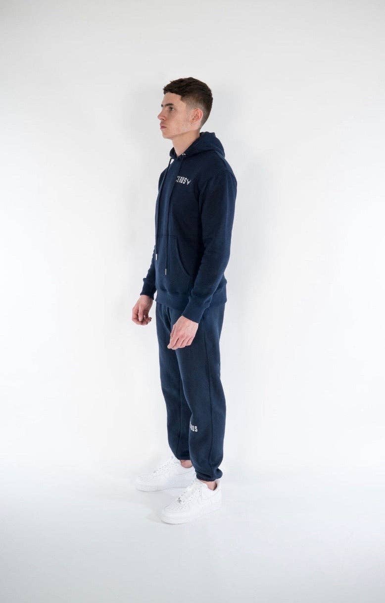 Cerus Navy Legacy Pullover Hoodie: M