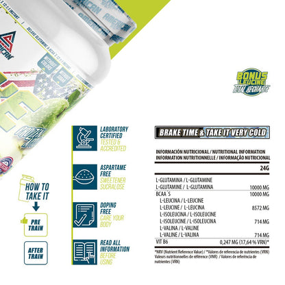 American Supplement | Bcaa's with Deluxe Glutamine 300 g: Cola