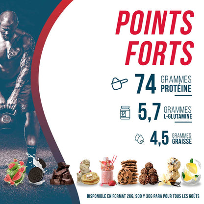 American Supplement | Premium Whey Protein WPC80 900 g: Cookies