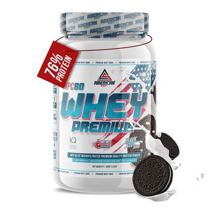 American Supplement | Premium Whey Protein WPC80 900 g: Vanilla