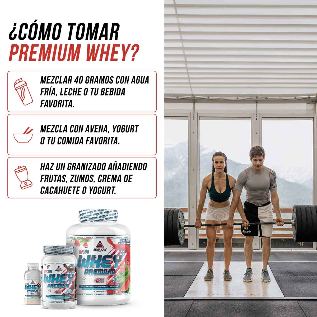 American Supplement | Premium Whey Protein WPC80 900 g: Vanilla
