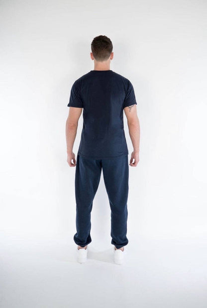 Cerus Navy Slim Fit Legacy Sweatpants: M