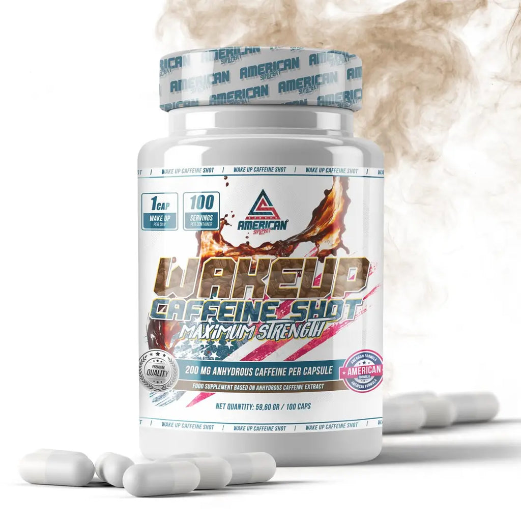 American Supplement Energetický doplnok Wake Up Caffeine 100 kapsúl